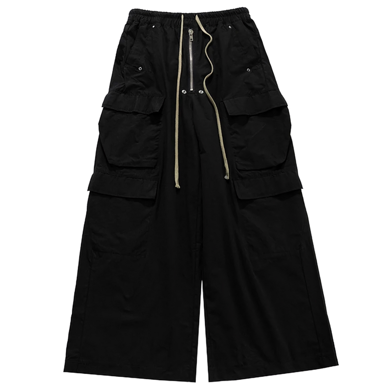 Noir Utility Drawstring Pants