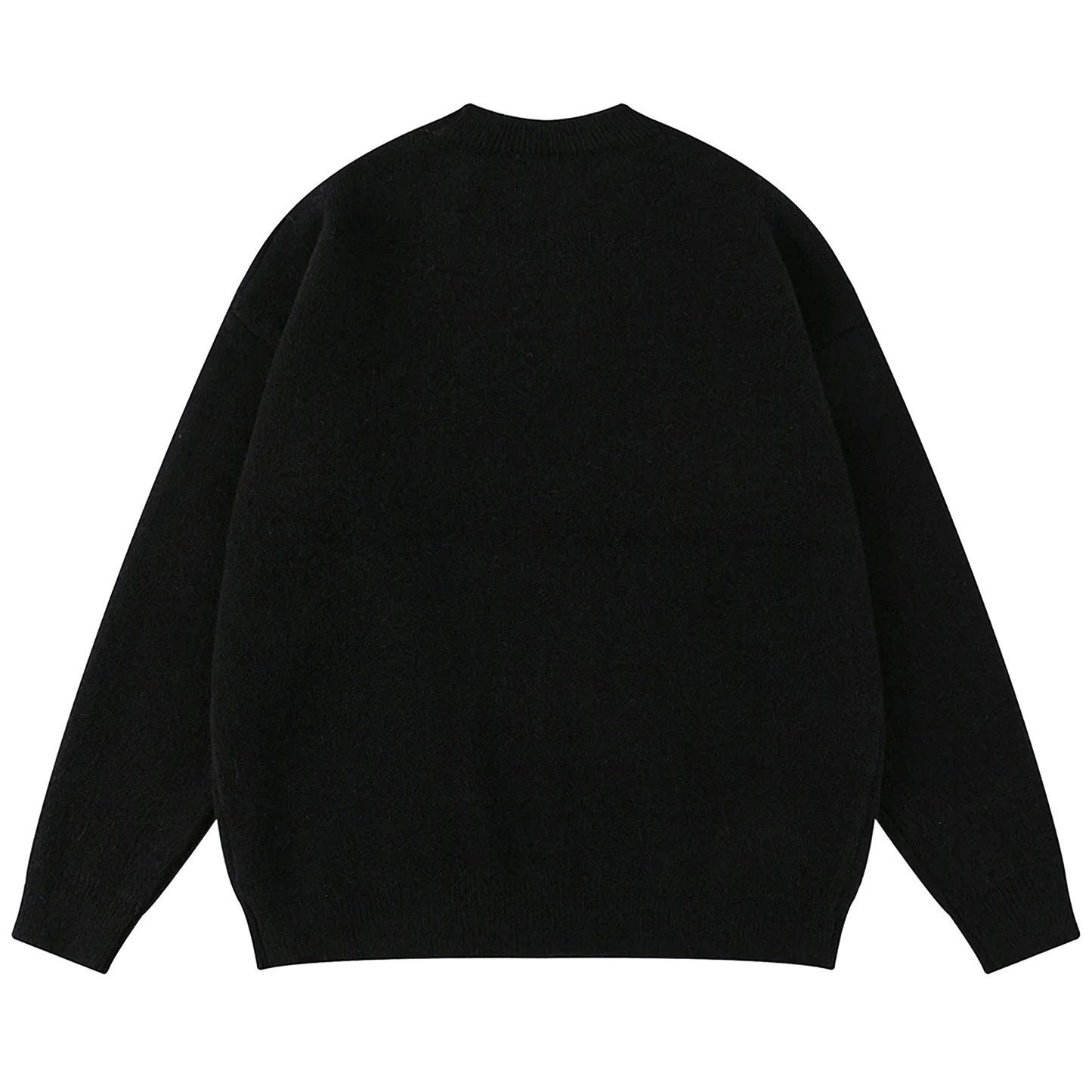 Fringe Accent Varsity Sweater