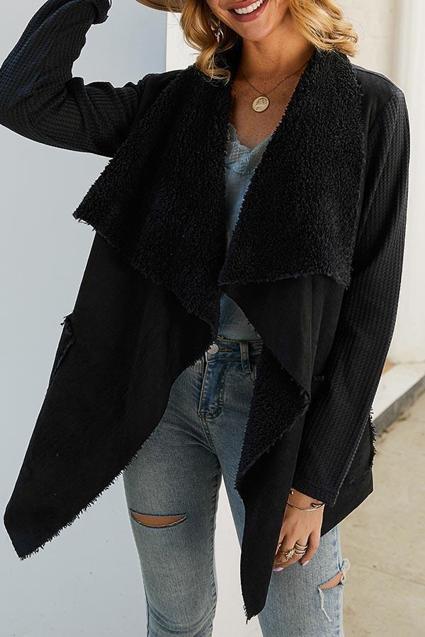 Chicindress Plush Irregular Coat