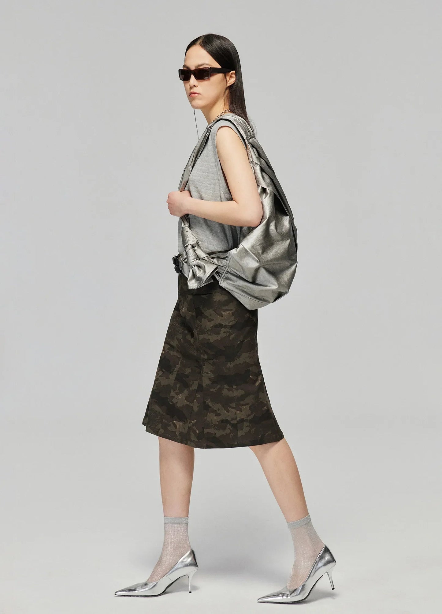Camo Print Mermaid Skirt
