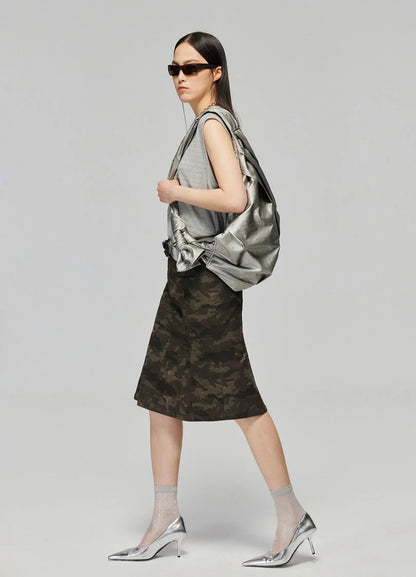 Camo Print Mermaid Skirt