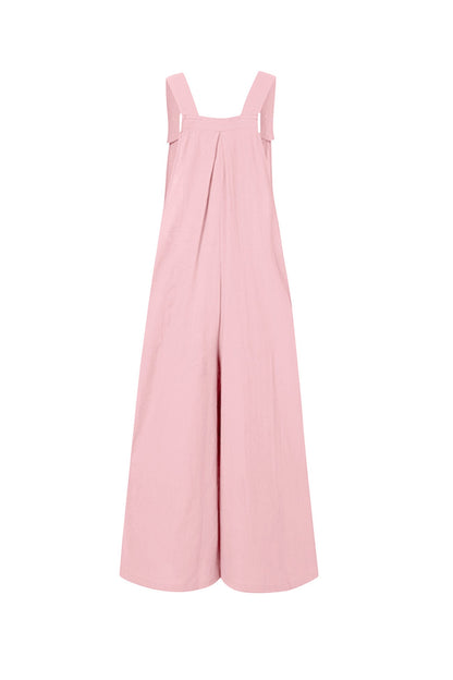 Candy Color Chest With Pocket Jumpsuits