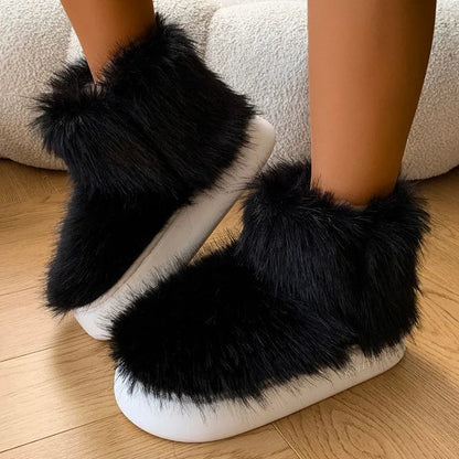 Plush Comfortable Warm Cozy Stylish Snow Boot