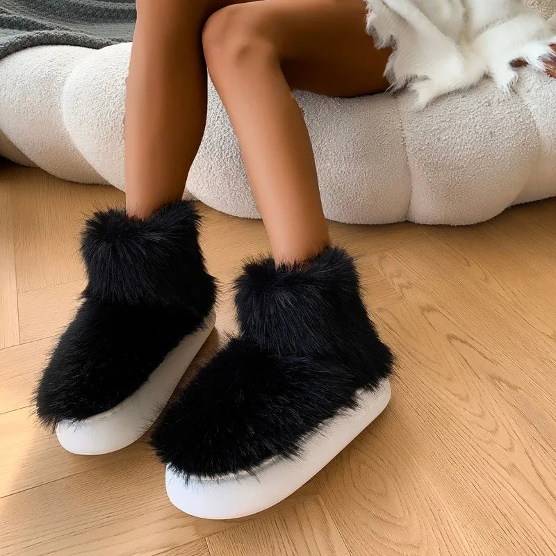 Plush Comfortable Warm Cozy Stylish Snow Boot
