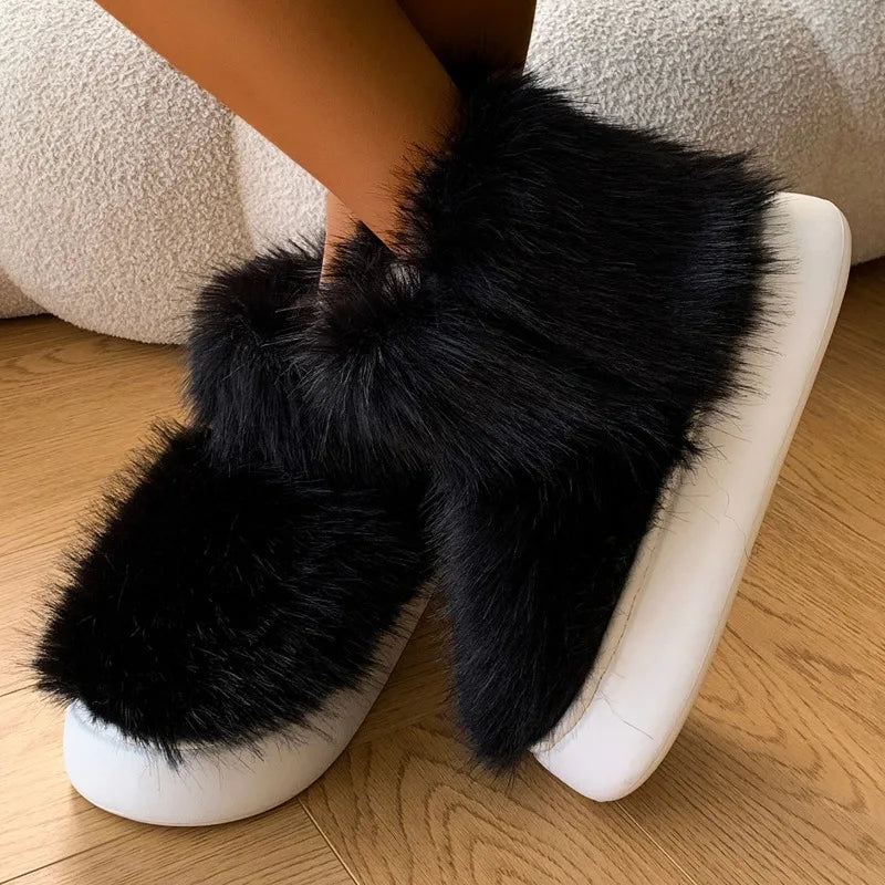 Plush Comfortable Warm Cozy Stylish Snow Boot