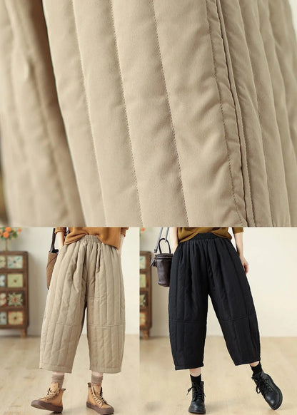 Fine Cotton Filled Crop Pants