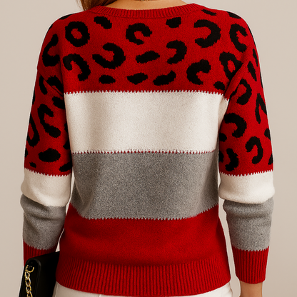 Elionysse – Leopard Print Sweater