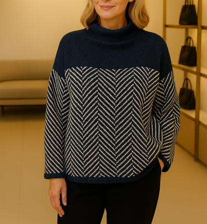 Norah - Cotton Turtleneck Sweater