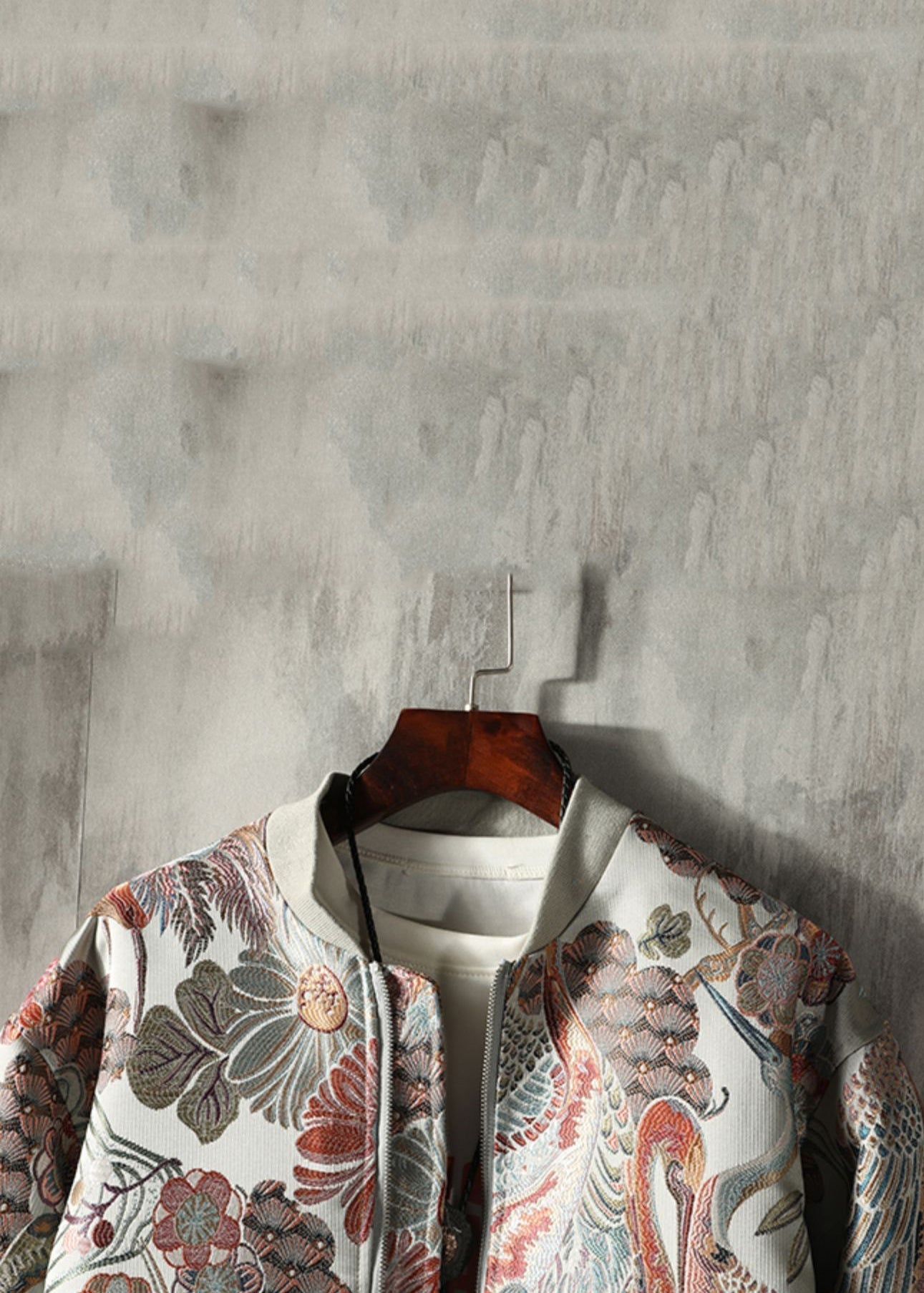 Yellow Zippered Zip Up Pockets Cotton Coat Fall Wj038