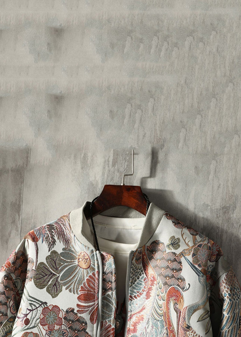 Yellow Zippered Zip Up Pockets Cotton Coat Fall Wj038