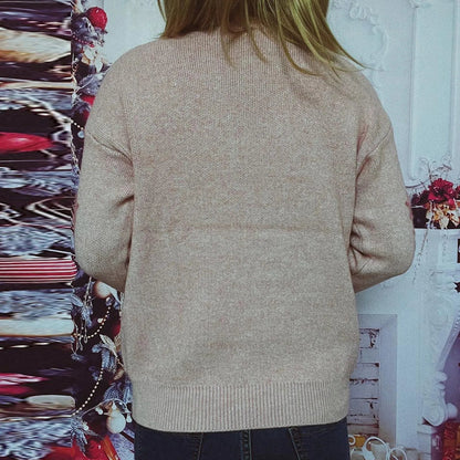 Soft Knitted Christmas Sweater - Warm Pullover