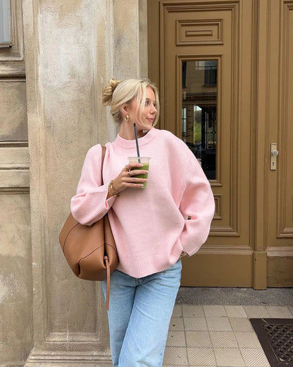 Classic O-neck Long Sleeve Sweater
