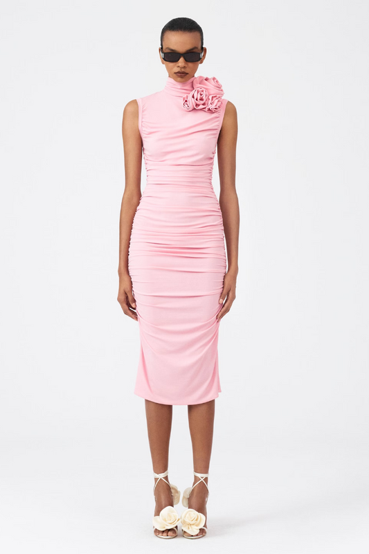 Cléophée Ruched Midi Dress