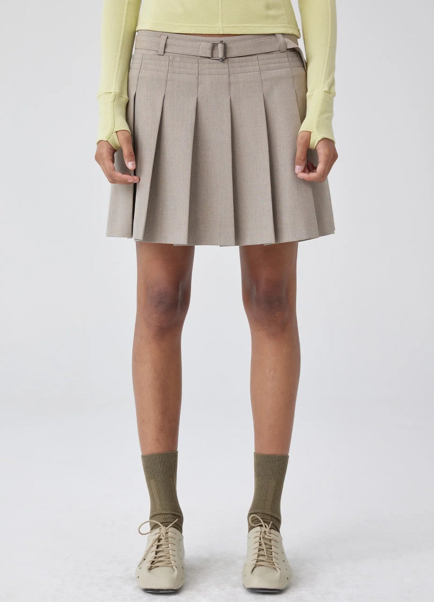 Belted Tennis Skirt