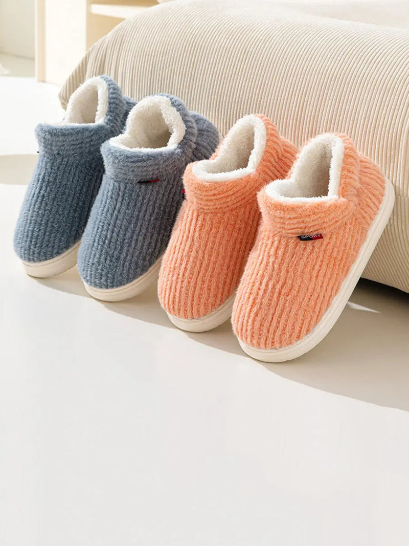 Couple Indoor Fleece Shoes