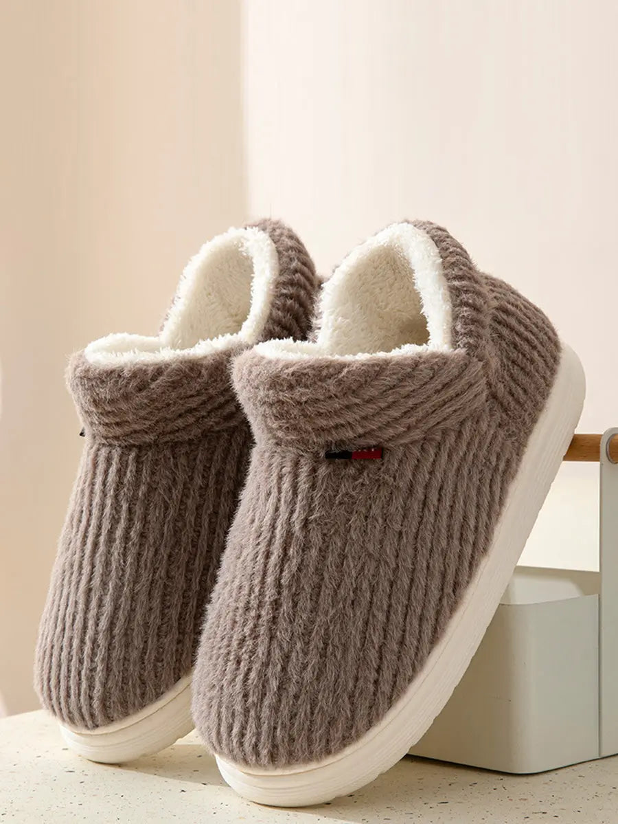 Couple Indoor Fleece Shoes