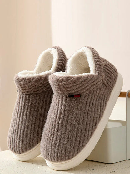 Couple Indoor Fleece Shoes