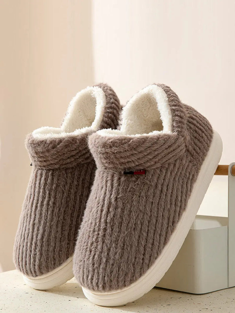 Couple Indoor Fleece Shoes