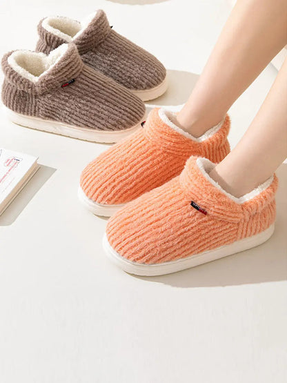 Couple Indoor Fleece Shoes
