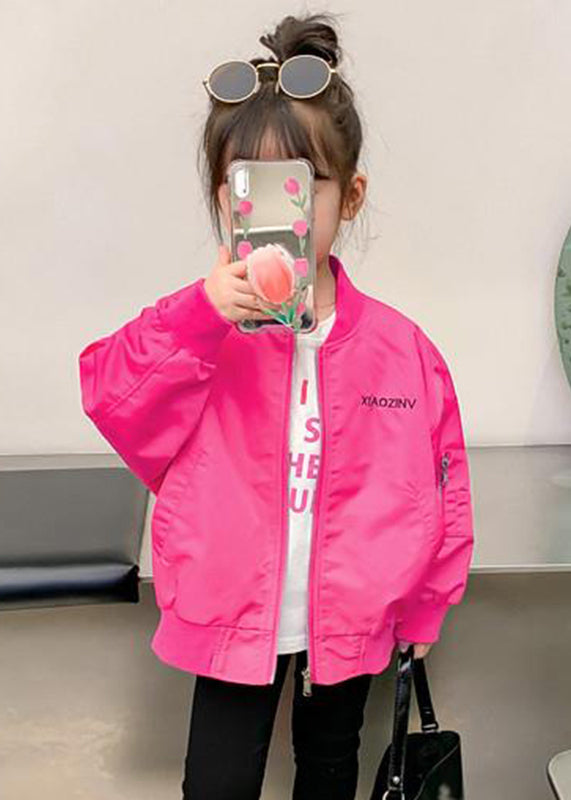 Rose O-neck Graphic Patchwork Coats Fall Qv027