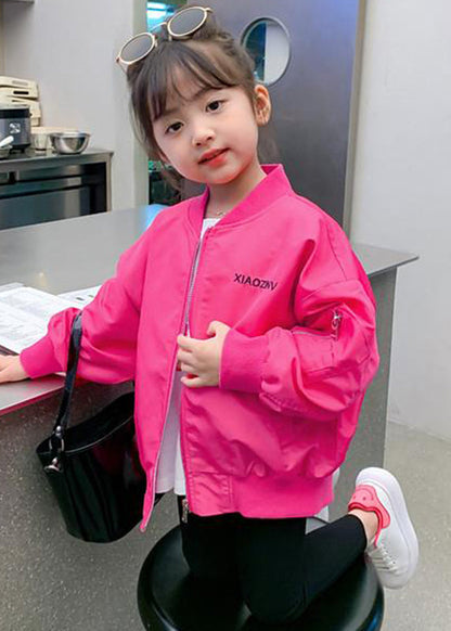 Rose O-neck Graphic Patchwork Coats Fall Qv027