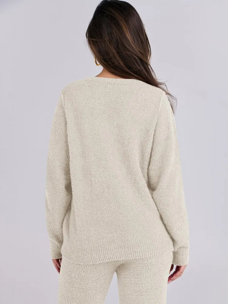 Cozy Knit Sweater and Pants Set