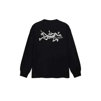 Skeleton Dj Long Sleeve Sweatshirt