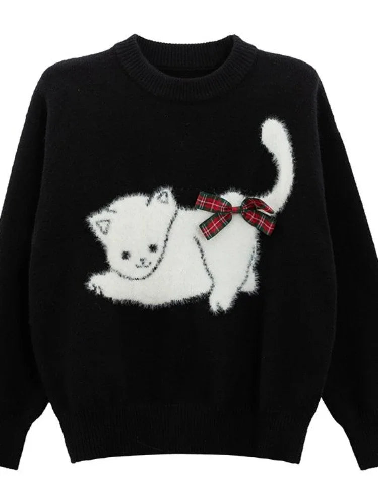 Kitty Cashmere Knitted Autumn Winter Sweater