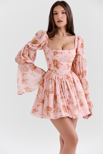 Divine Square Neck Mini Dress