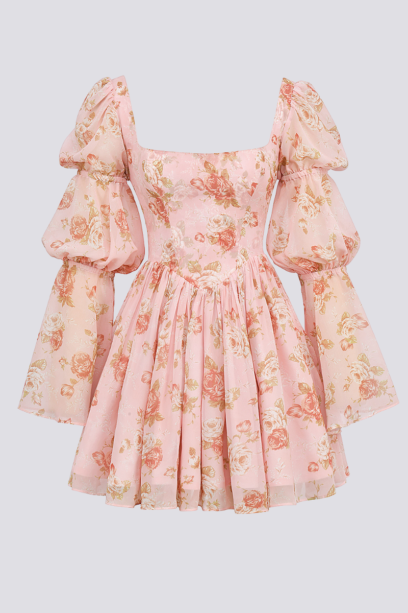 Divine Square Neck Mini Dress
