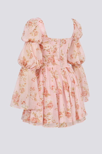 Divine Square Neck Mini Dress