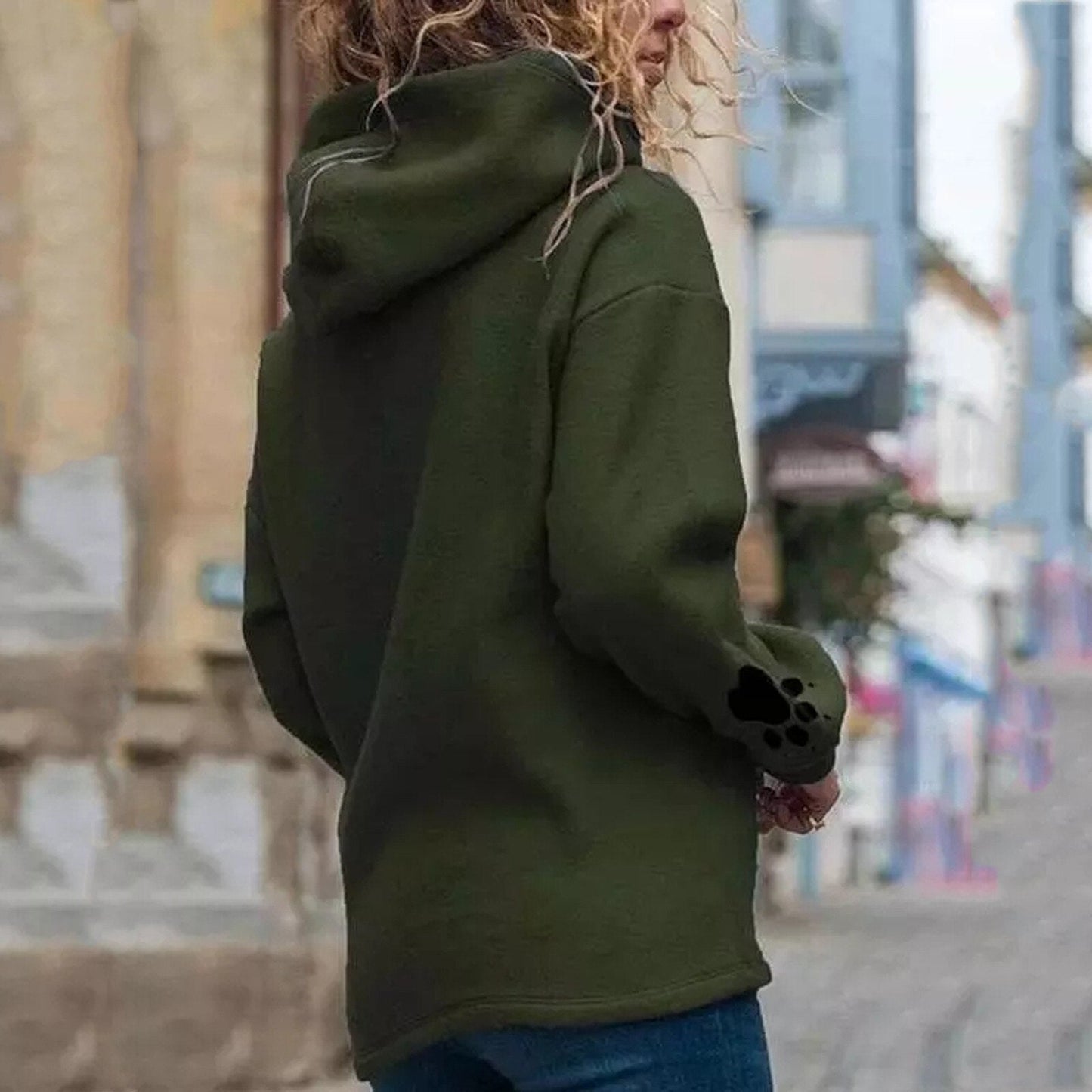 Dog Paw Print Hoodies