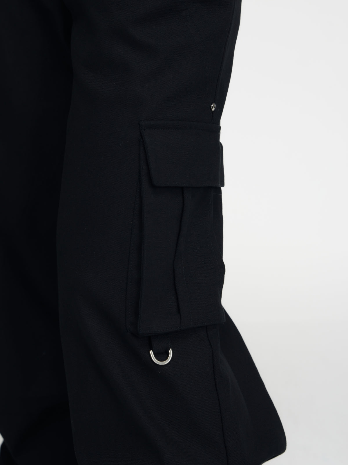 Double Belted Cargo Wide-leg Pants