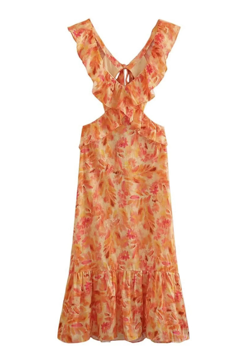 Nova | Ruffles Maxi Dress