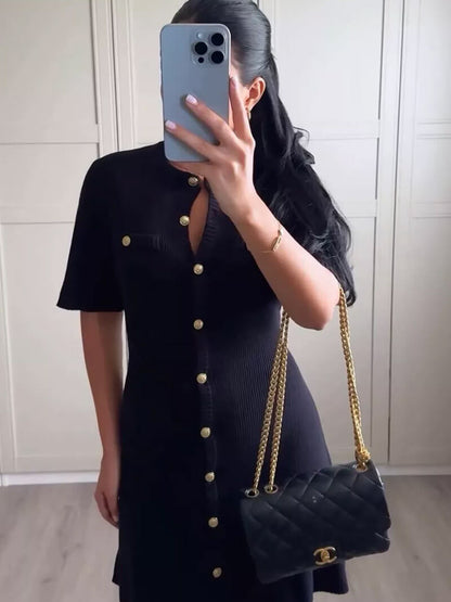 Holly | Knitted Mini Dress