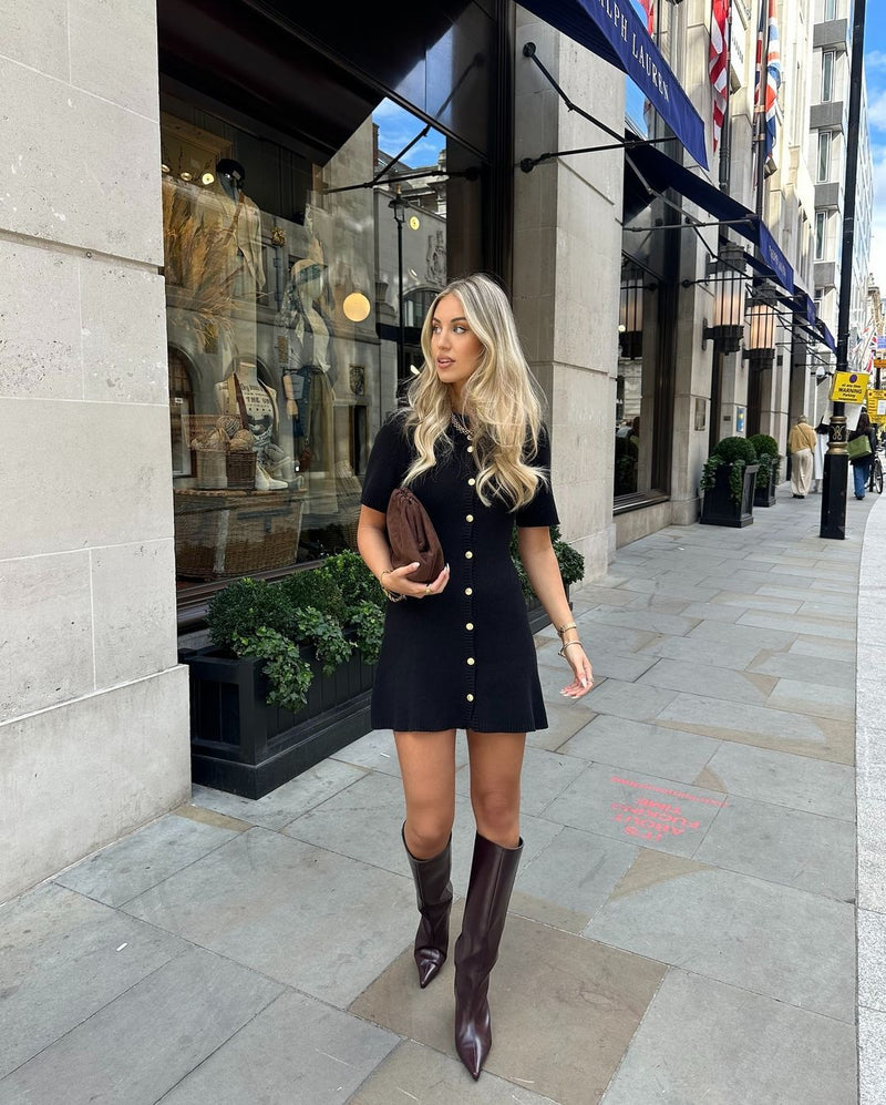 Holly | Knitted Mini Dress