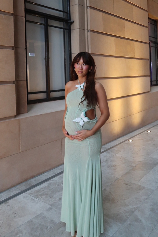 Francesca | Maternity Mermaid-fit Maxi Dress