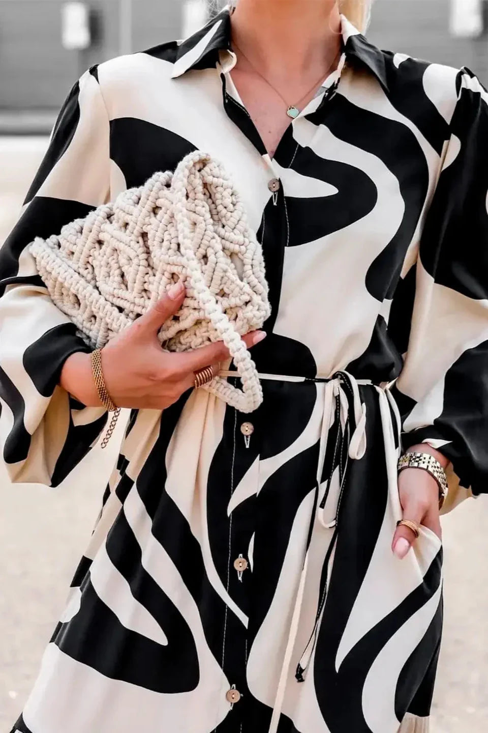 Effortless Print Maxi Dress
