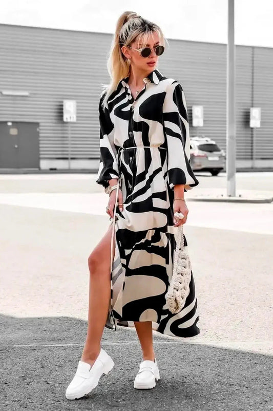 Effortless Print Maxi Dress