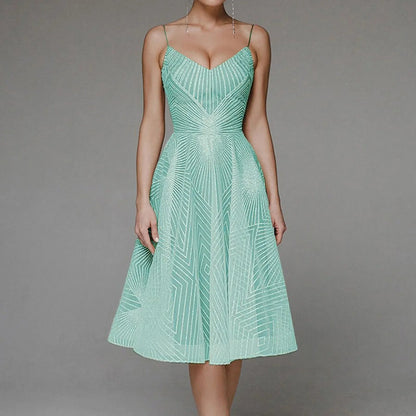 Long Formal Party Midi Dress
