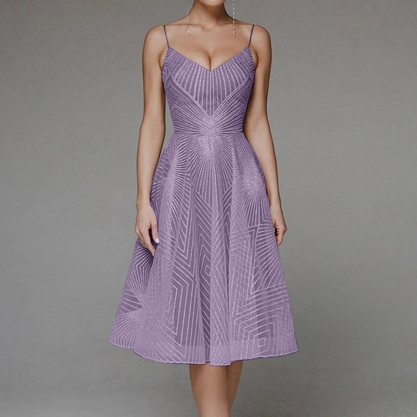 Long Formal Party Midi Dress