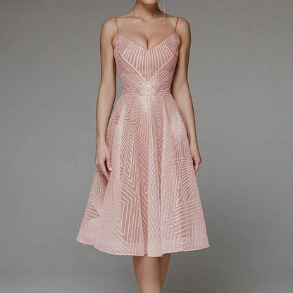 Long Formal Party Midi Dress