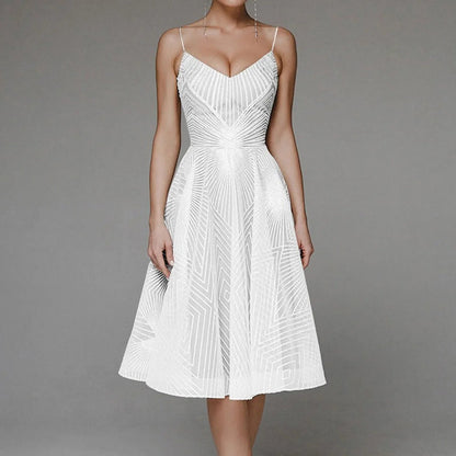 Long Formal Party Midi Dress