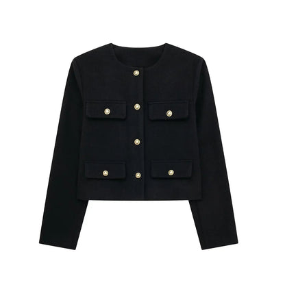 Fake Long Single Breasted New Coat