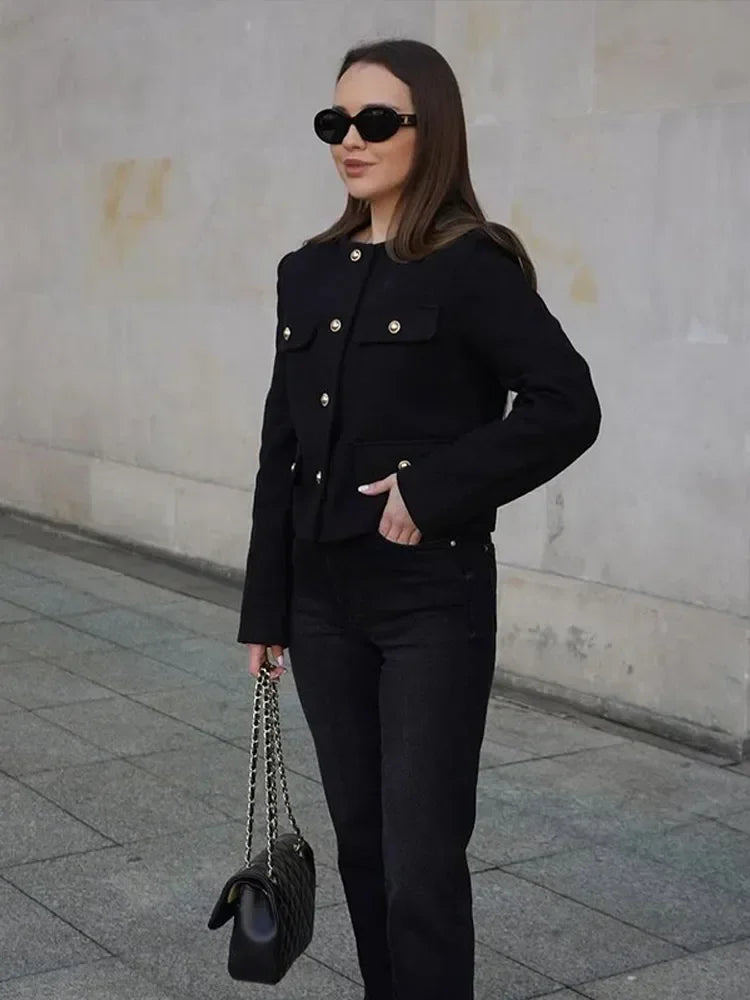 Fake Long Single Breasted New Coat