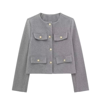 Fake Long Single Breasted New Coat