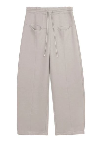 Embossed Logo Wide-leg Sweatpants