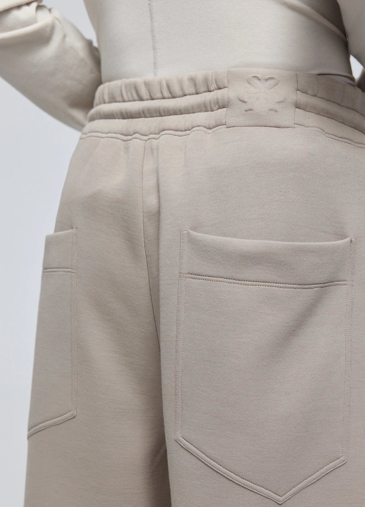 Embossed Logo Wide-leg Sweatpants