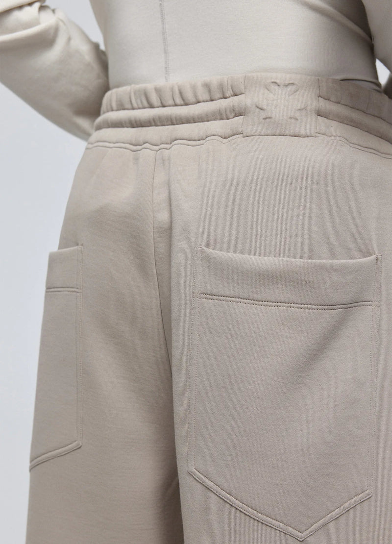 Embossed Logo Wide-leg Sweatpants