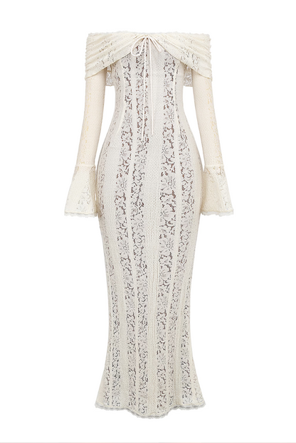 Rosie | Maternity Lace Maxi Dress